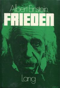 Einstein, Über den Frieden. (Umschlag)