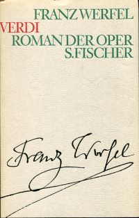 Werfel, Verdi. (Umschlag)