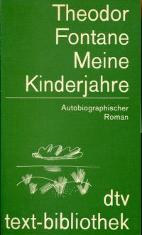 Fontane, Meine Kinderjahre. (Umschlag)