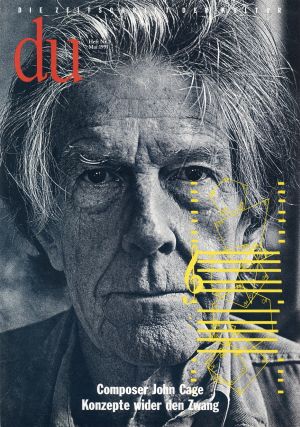 Composer John Cage. (Umschlag)