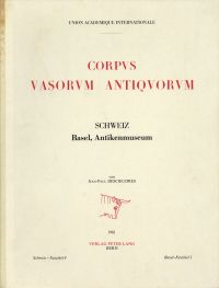 Descoeudres, Corpus vasorum antiquorum: Schweiz, Basel Antikenmuseum. (Umschlag)