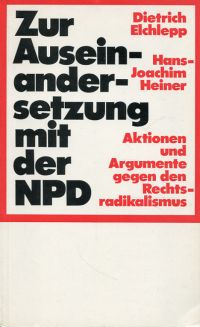 Elchlepp, Zur Auseinandersetzung mit der NPD. (Umschlag)