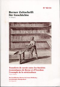 Dubois, Transferts de savoir entre les Sociétés économiques de Berne et d'Yverdo (Umschlag)