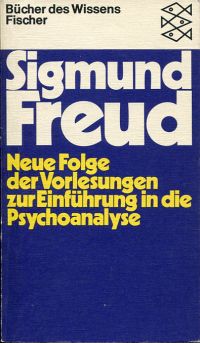 Freud, Neue Folge der Vorlesungen zur Einführung in die Psychoanalyse. (Umschlag)