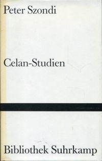 Szondi, Celan-Studien. (Umschlag)
