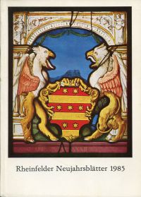 Rheinfelder Neujahrsblätter, 41. Jahrgang 1985. (Umschlag)