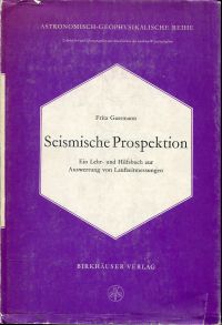 Gassmann, Seismische Prospektion. (Umschlag)