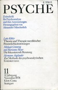 Zeitschrift für Psychoanalyse und ihre Anwendungen. Begründet von Alexander Mits (Umschlag)