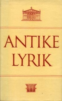 Antike Lyrik. (Umschlag)