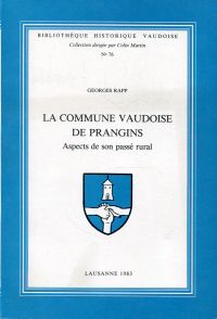 Rapp, La commune vaudoise de Prangins. (Umschlag)