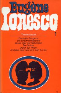 Ionesco, Theaterstücke. (Umschlag)