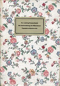 Rennschmid, Die Entwicklung des Münchner Tapeziererhandwerks. (Umschlag)