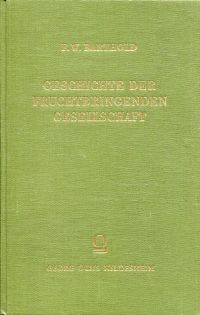 Barthold, Geschichte der Fruchtbringenden Gesellschaft. (Umschlag)