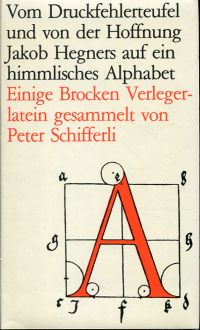 Schifferli, Vom Druckfehlerteufel (Umschlag)