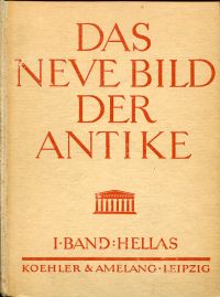 Berve, Das neue Bild der Antike. (Umschlag)