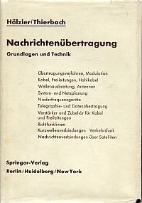 Hölzler, Nachrichtenübertragung. (Umschlag)