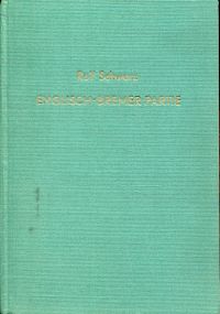 Schwarz, Handbuch der Schach-Eröffnungen ; 14: 1. c2 - c4 ... - Englisch/Bremer (Umschlag)