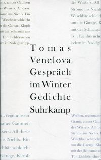 Venclova, Gespräch im Winter. (Umschlag)