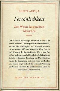 Aeppli, Persönlichkeit. (Umschlag)