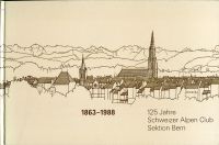 Mosimann, 125 Jahre Schweizer Alpen-Club, Sektion Bern. (Umschlag)