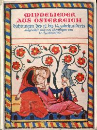Grünstein, Minnelieder aus Österreich. (Umschlag)