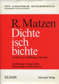 Matzen, Dichte isch bichte. (Umschlag)