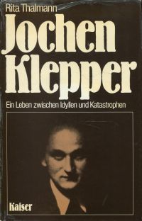 Thalmann, Jochen Klepper. (Umschlag)
