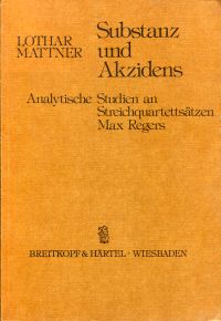 Mattner, Substanz und Akzidens. (Umschlag)
