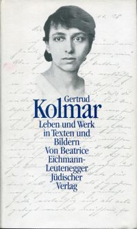 Eichmann-Leutenegger, Gertrud Kolmar. (Umschlag)
