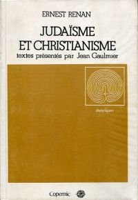 Renan, Judaïsme et christianisme. (Umschlag)