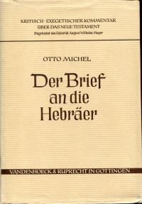 Michel, Der Brief an die Hebräer. (Umschlag)