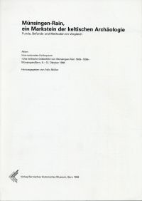 Müller, Die Entwicklung des Waldalgesheimsstils in Münsingen-Rain. (Umschlag)