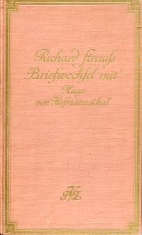 Strauss, Briefwechsel. (Umschlag)