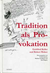 Tradition als Provokation. (Umschlag)