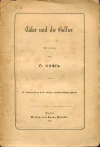 Köchly, Cäsar und die Gallier. (Umschlag)