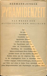 Junker, Pyramidenzeit. (Umschlag)