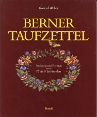 Weber, Berner Taufzettel (Umschlag)