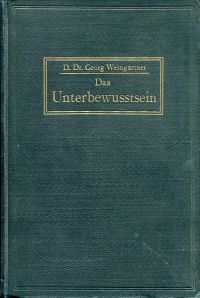 Weingärtner, Das Unterbewusstsein (Umschlag)