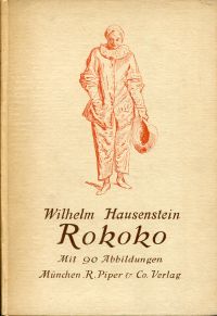 Hausenstein, Rokoko. (Umschlag)