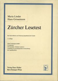 Linder, Zürcher Lesetest. (Umschlag)