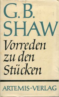 Shaw, Vorreden zu den Stücken. (Umschlag)