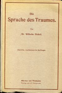 Stekel, Die Sprache des Traumes. (Umschlag)