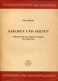 Blanke, Kirchen und Sekten. (Umschlag)
