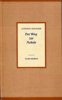 Bodamer, Der Weg zur Askese als Überwindung der technischen Welt. (Umschlag)