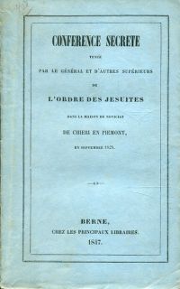 Roessinger, Conférence secrète tenue par le général et d'autres supérieurs de l' (Umschlag)