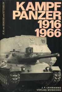 Senger und Etterlin, Die Kampfpanzer von 1916 bis 1966. (Umschlag)