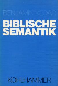 Kedar, Biblische Semantik. (Umschlag)