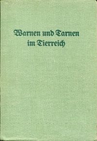 Steiniger, Warnen und Tarnen im Tierreich. (Umschlag)