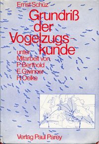 Schuez, Grundriss der Vogelzugskunde. (Umschlag)