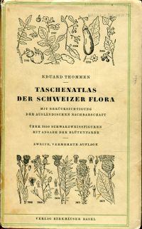 Thommen, Taschenatlas der Schweizer Flora. (Umschlag)